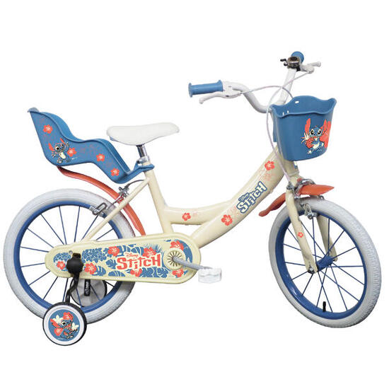 Vélo enfant Stitch 16 pouces 5-7 ans