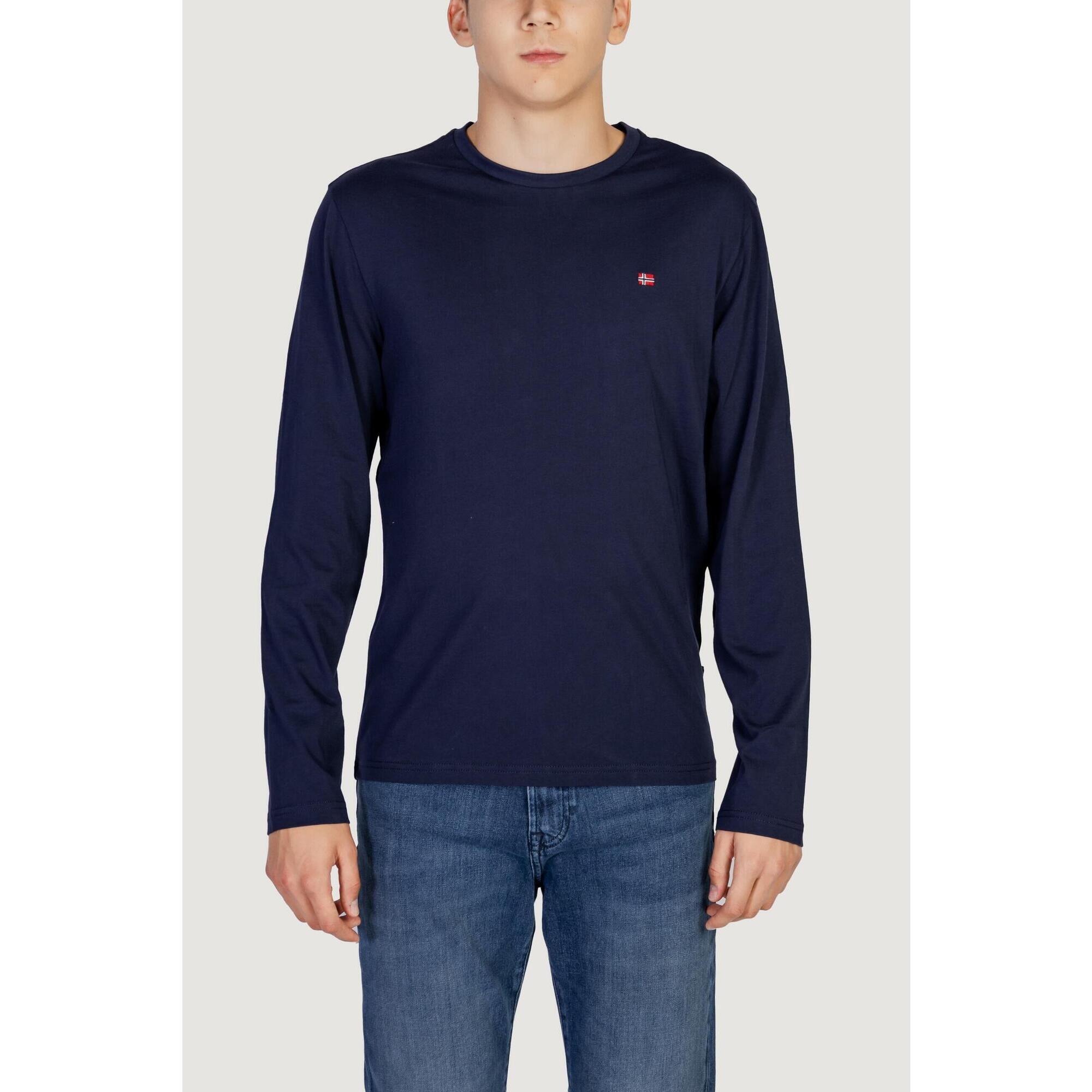 Napapijri - T-shirt Manches Longues Salis Ls 1 Homme Bleu - T-shirt Manches Longues - Bleu - 38 S - Decathlon