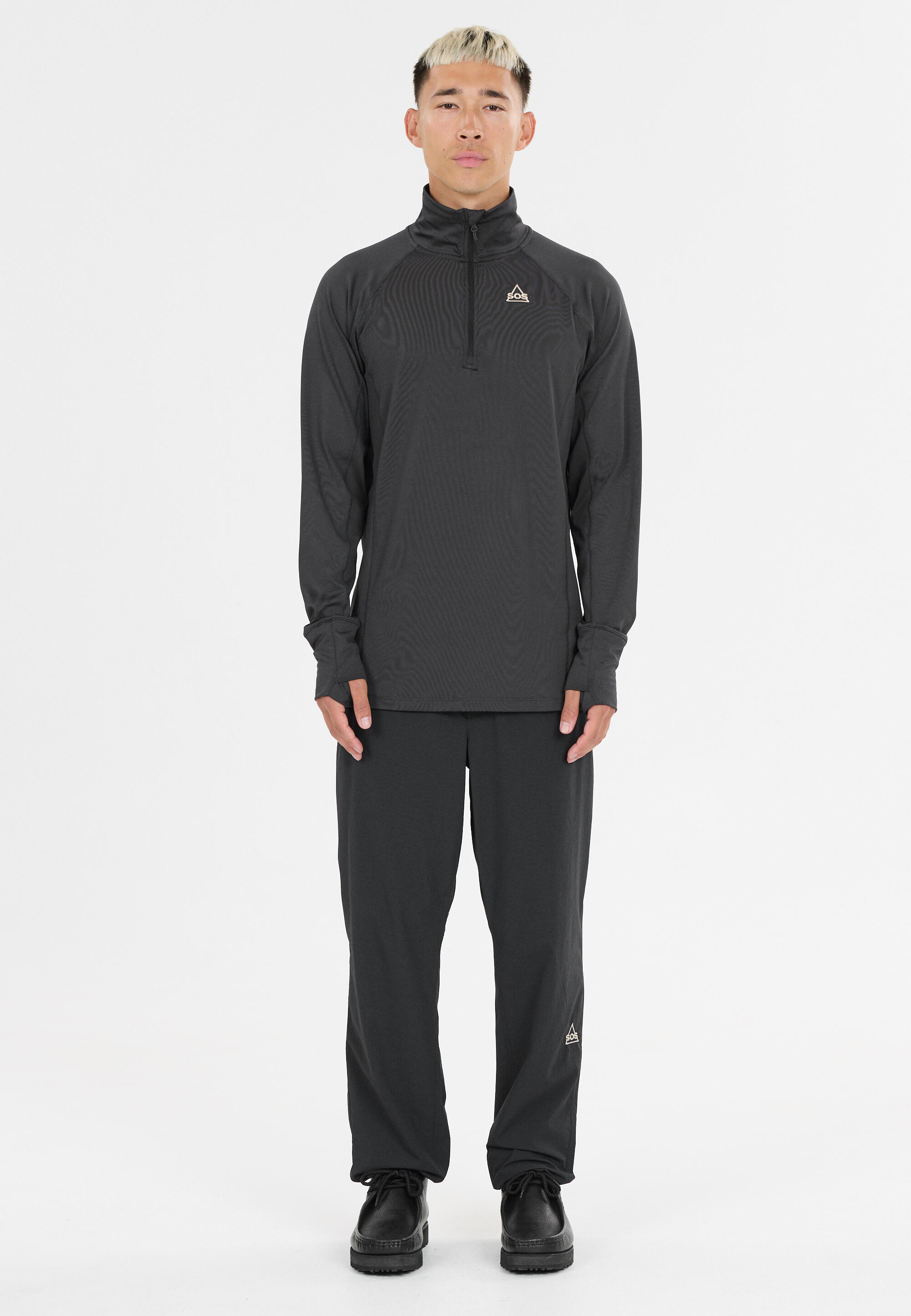 Drill top allenamento con mezza zip SOS Jasna 3/5