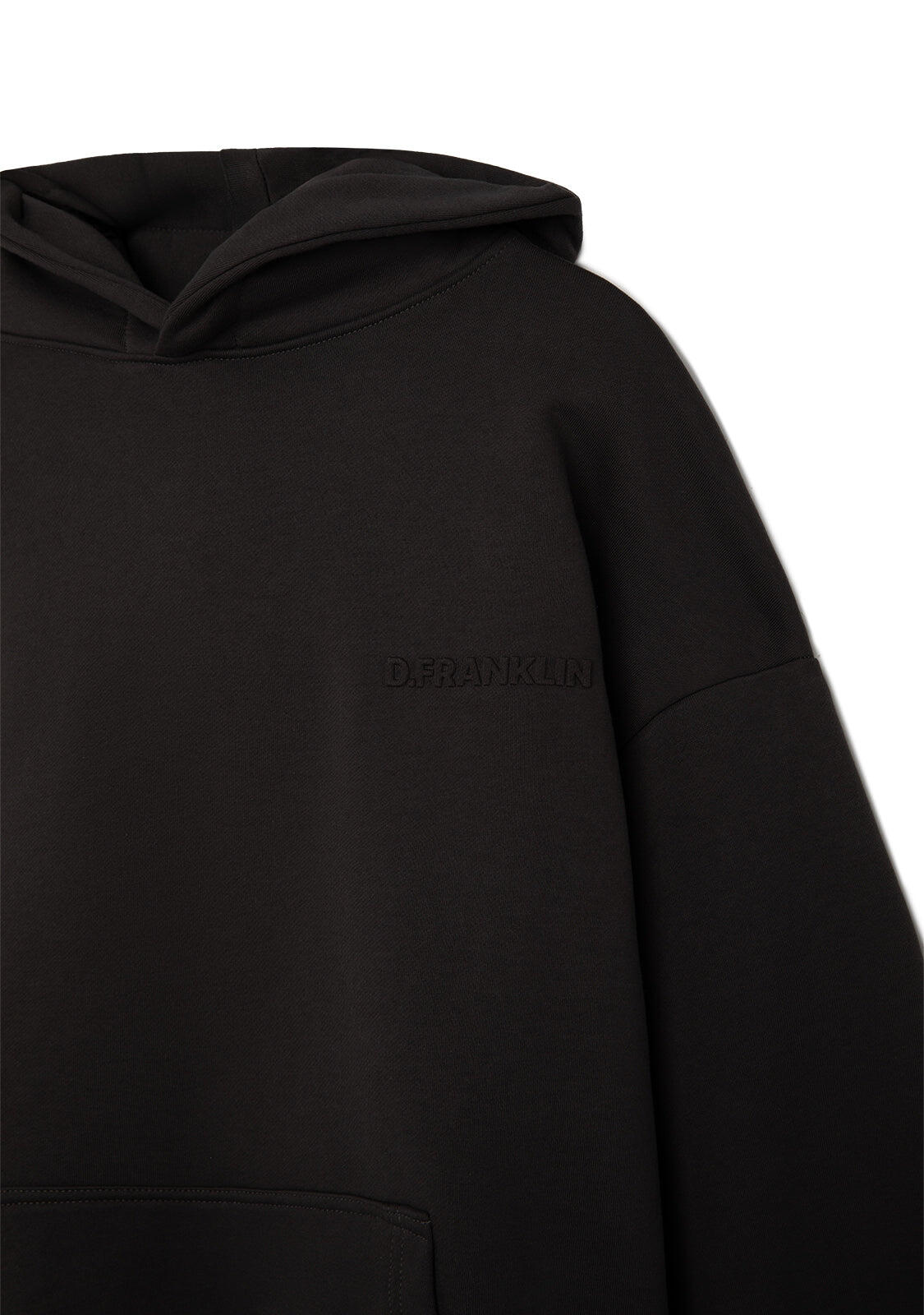 Sudadera Unisex con Capucha Oversize Clean-Cut Antracita 2/4