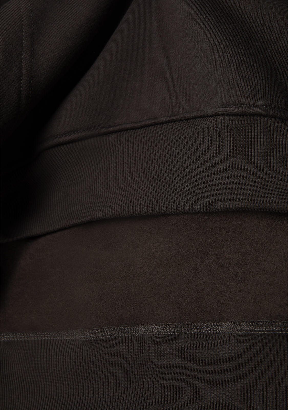 Sudadera Unisex con Capucha Oversize Clean-Cut Antracita 4/4