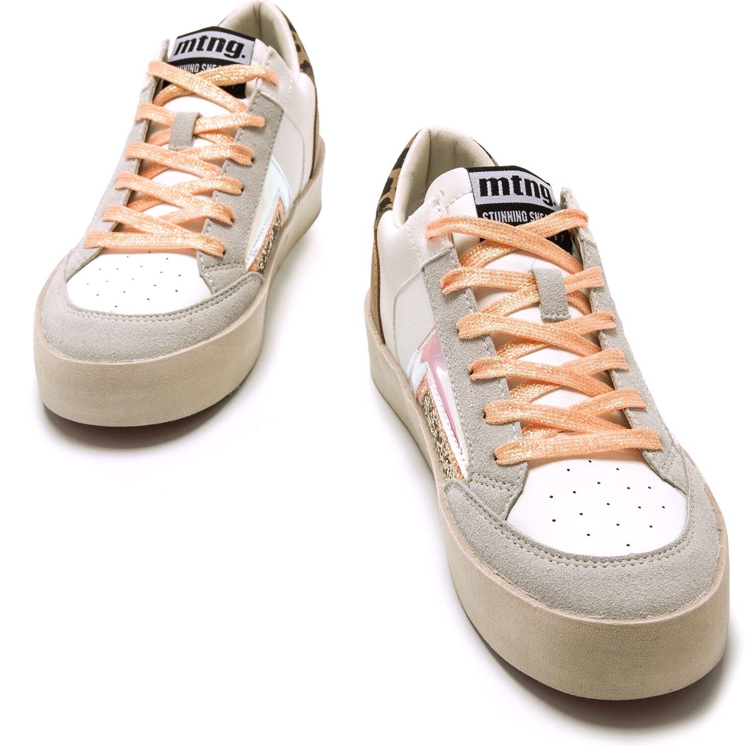 Sneakers femme MTNG Lauper blanc 4/7