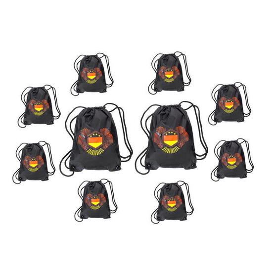 JAKO Unisex Gymsack Germany 10er-Pack - D1703