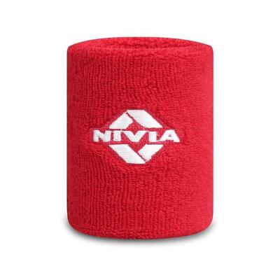 Fascia Polso Cotone Nivia Large Bianco | Unisex