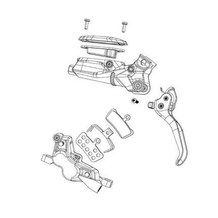 Sram levier de frein Maven Ultimate Silver A1 - pièces internes