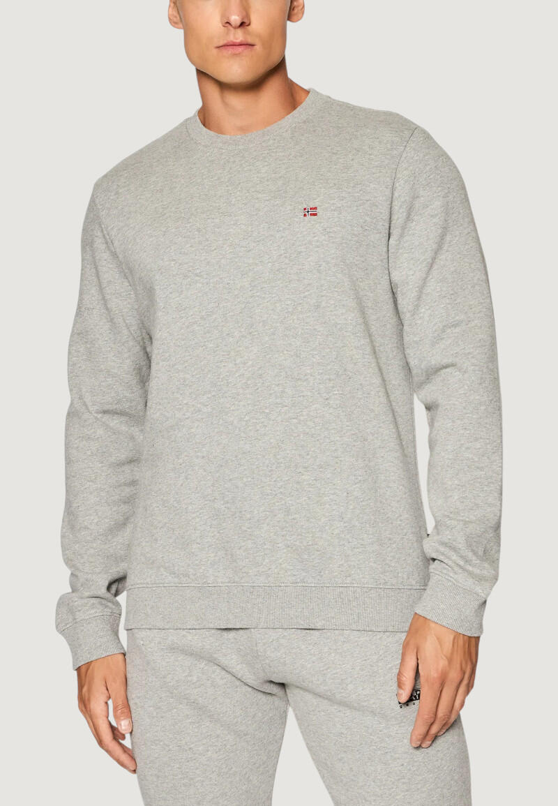 NAPAPIJRI MEN'S sweatshirt BALIS CREW 1 GREY