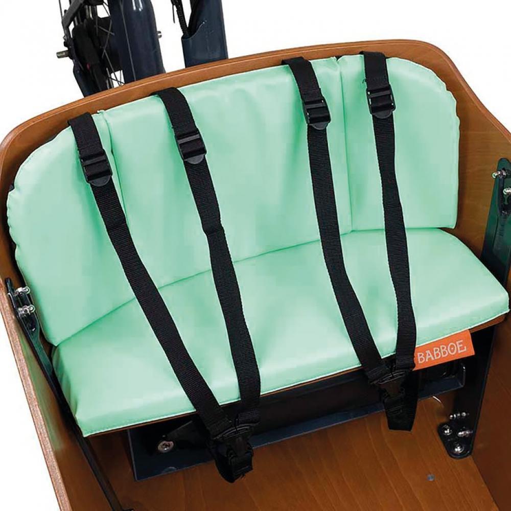 Babboe coussin Minty Green, pour Carve/City/Flow/Mini 2/2