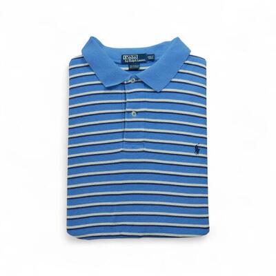 Second life - Kurzarm-Poloshirt für Männer Blau - In sehr gutem Zustand