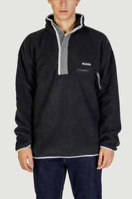 Sweater helvetia™ ii half snap fleece heren zwart