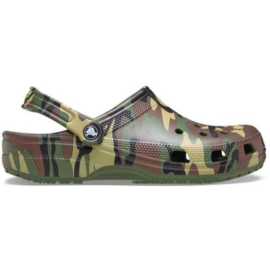 Zueco de camuflaje clásico de Crocs