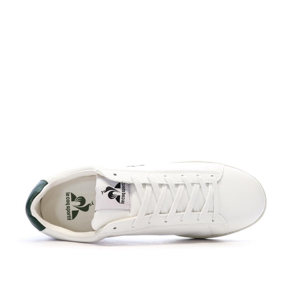 Baskets Blanches/Vertes Homme Le Coq Sportif Gaia 4/7