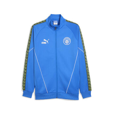 Chaqueta Manchester City KING Anthem Hombre PUMA Hyperlink Blue Pro Green