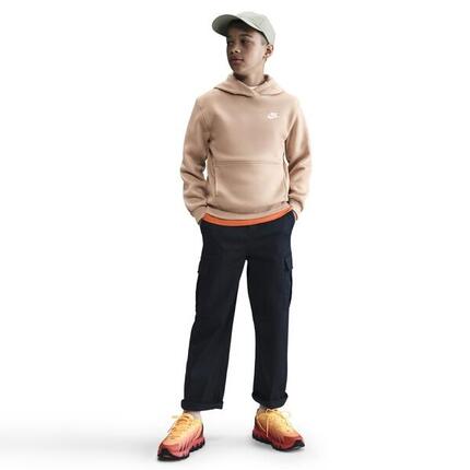 Sudadera Casual Unisex Nike Sportswear Club Fleece Big Kid FD3000-200 Beige