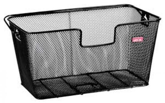 Kosz na tornister Unix Acacio tylny 48 x 28 x 24 cm czarny