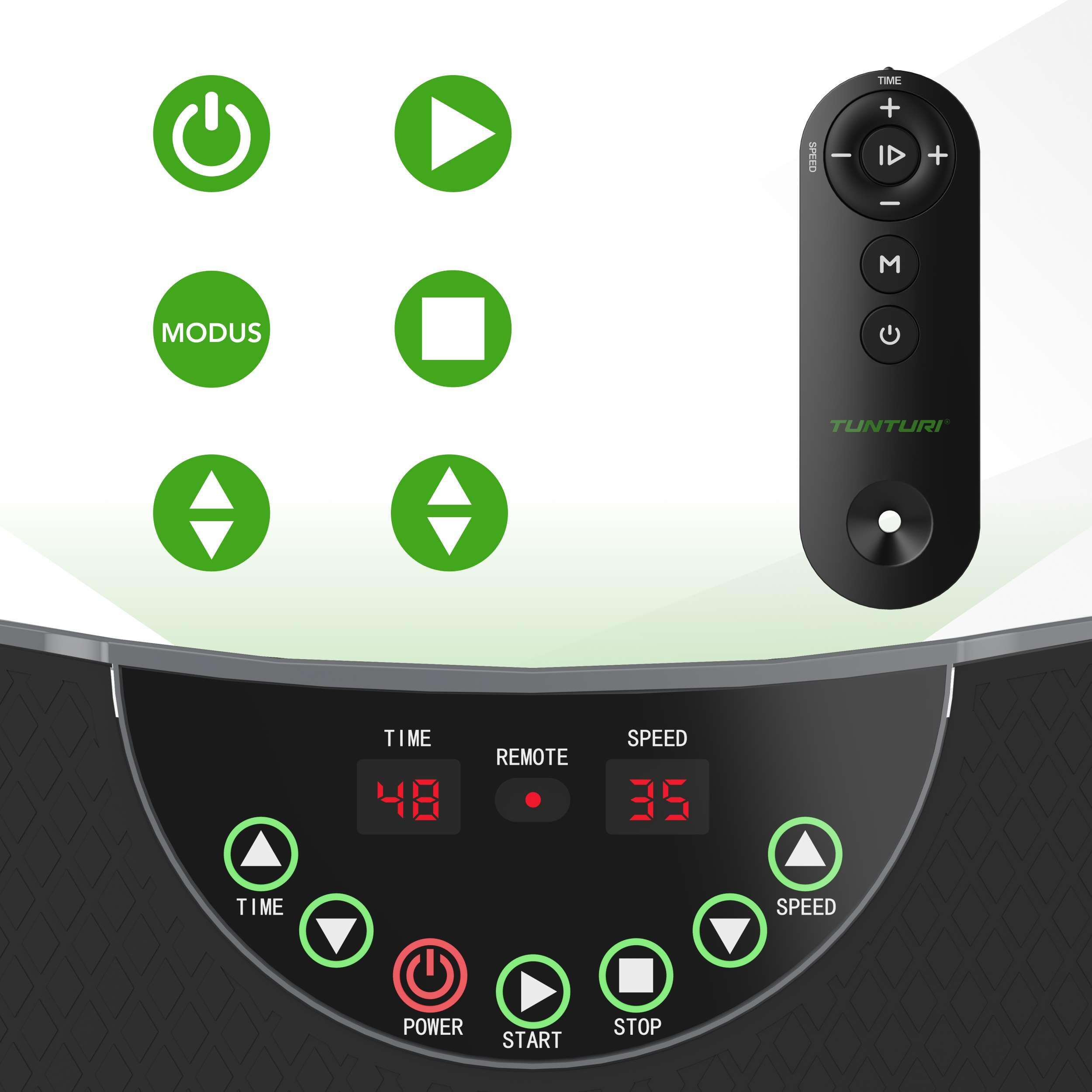 Pedana vibrante Cardio Fit V30 - oscillazioni e vibrazioni - 10 programmi 2/7