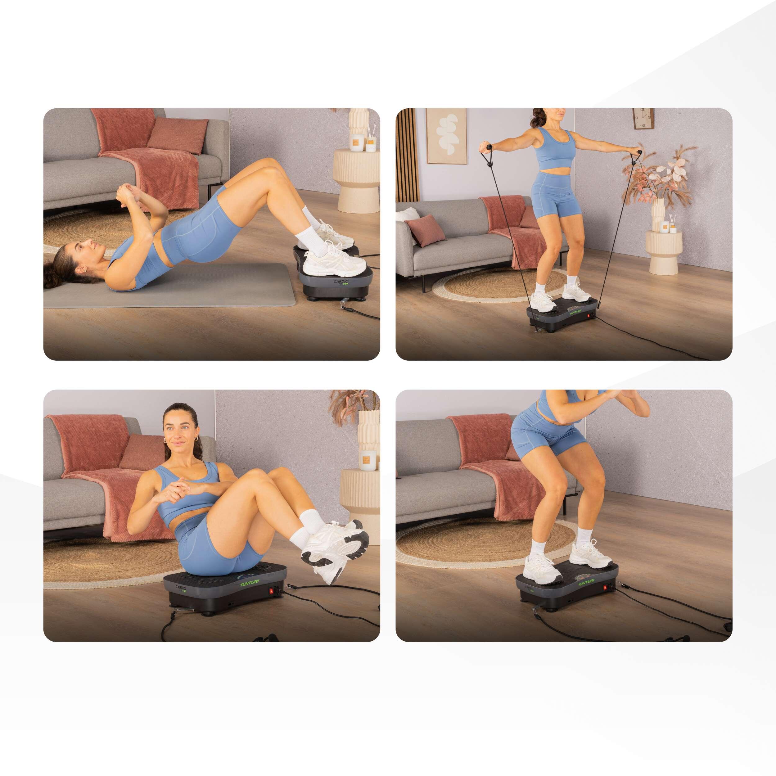 Pedana vibrante Cardio Fit V30 - oscillazioni e vibrazioni - 10 programmi 5/7