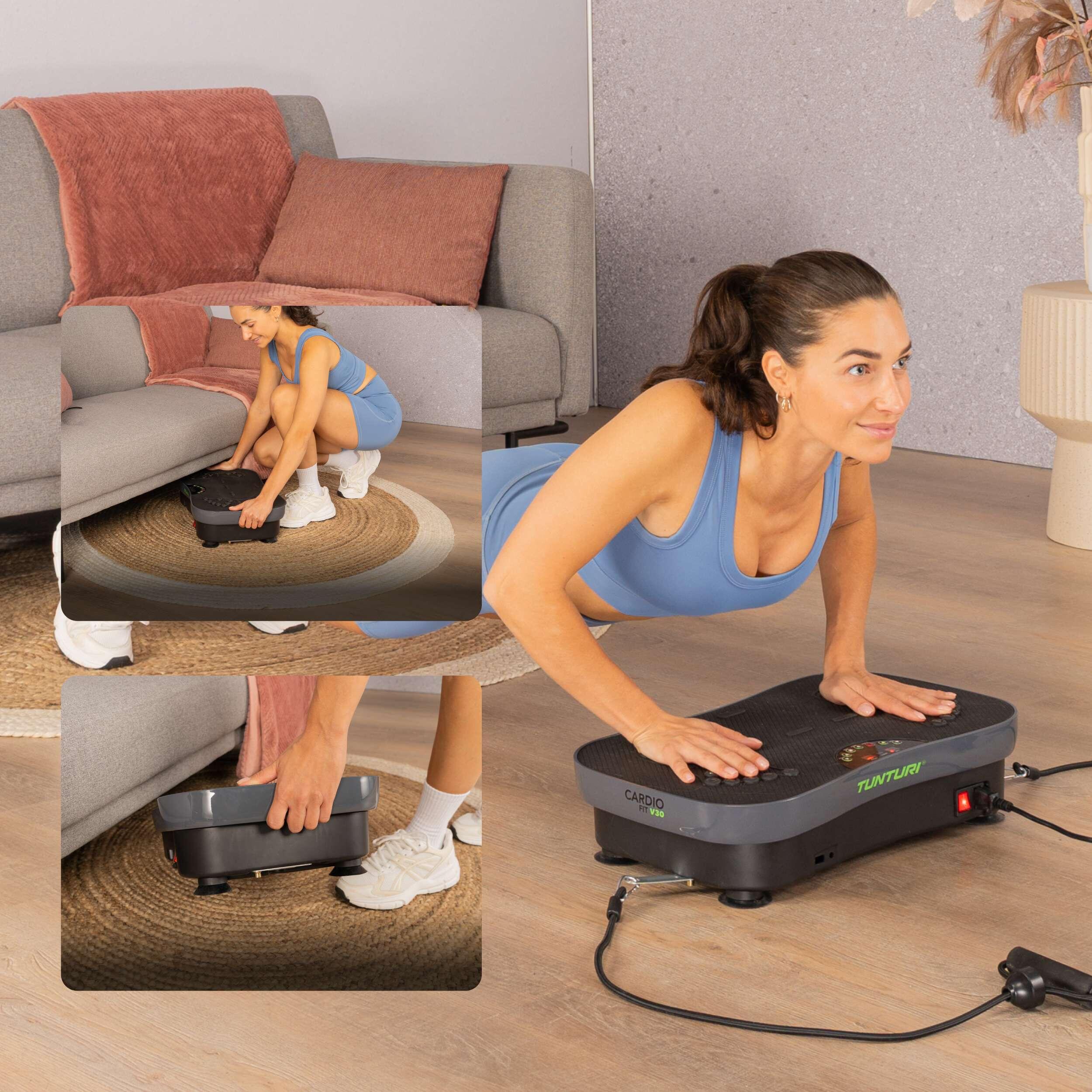 Pedana vibrante Cardio Fit V30 - oscillazioni e vibrazioni - 10 programmi 4/7