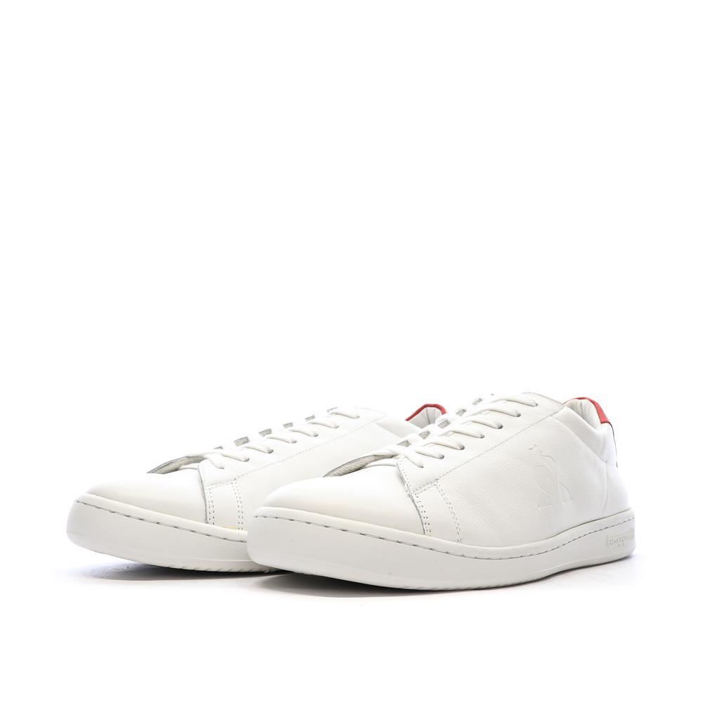 Baskets Blanches/rouge Homme Le Coq Sportif Phenix 7/7