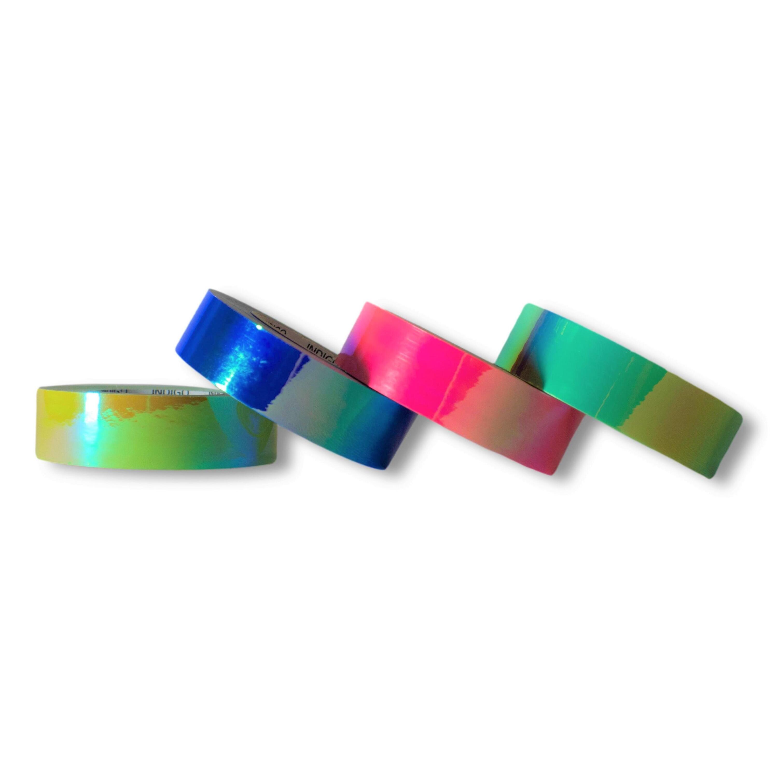 Gymnastikband Rhythmische Sportgymnastik glänzend INDIGO 20 mm x 14 m 5/5