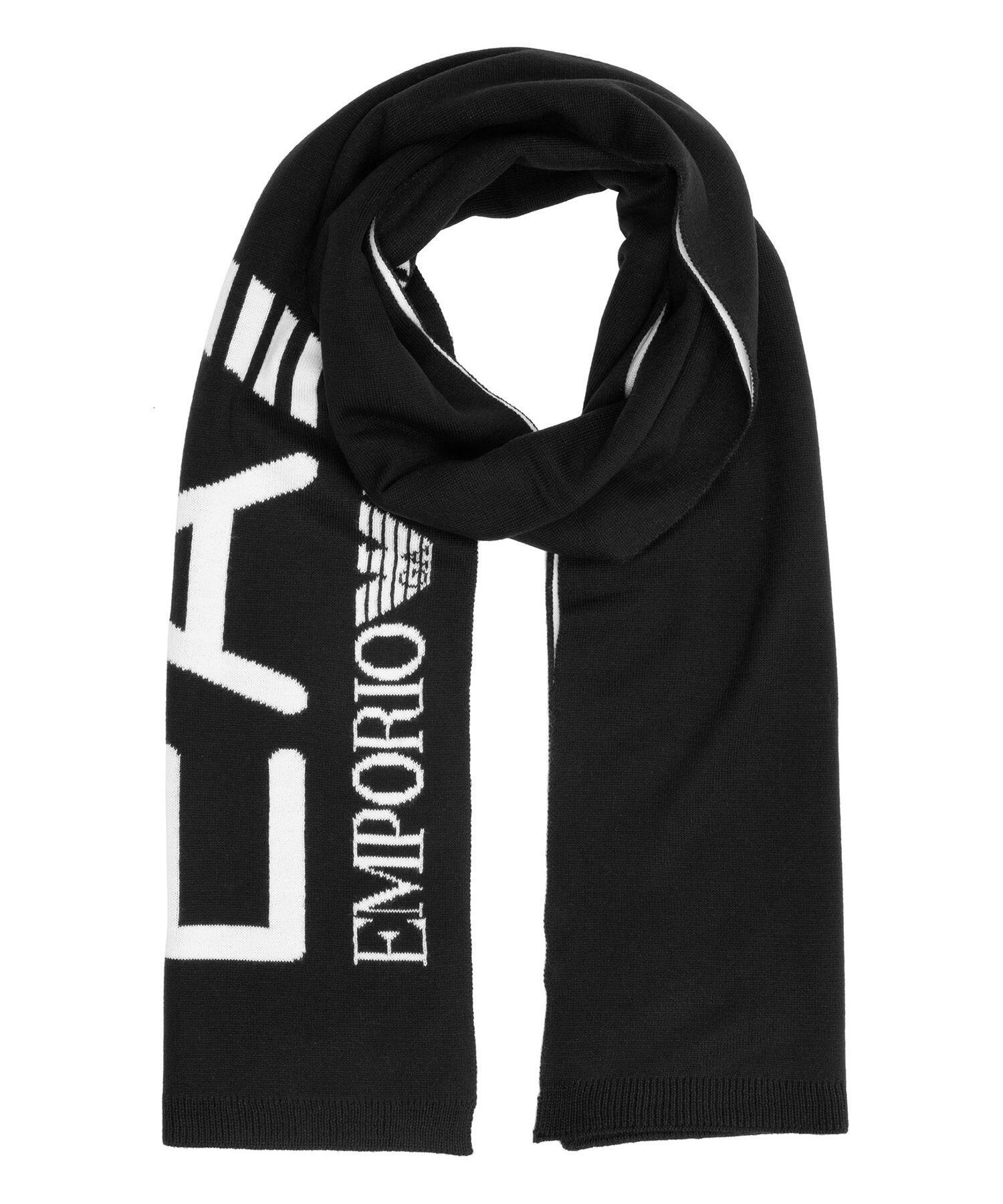 Ea7 Emporio Sciarpa Armani Uomo Nera Sciarpe E Foulard Uomo Ea7