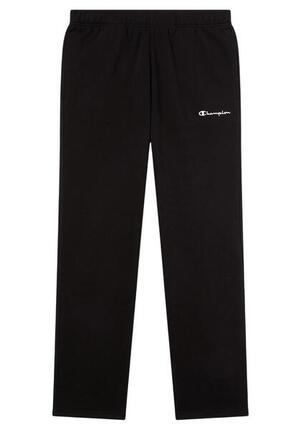 Męskie czarne spodnie dresowe Straight Hem 221801-KK001