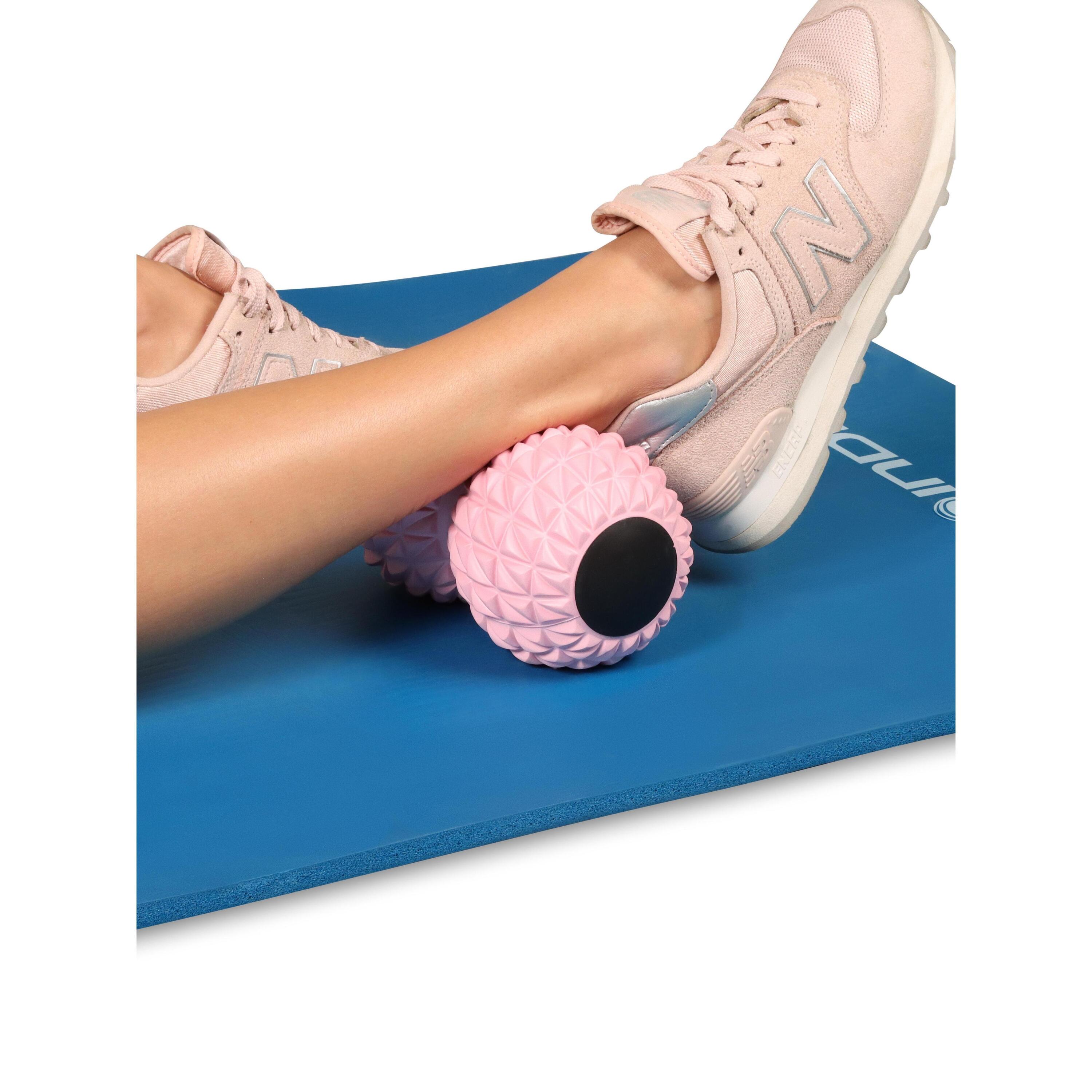 Dubbele Massagebal Voor Yoga INDIGO 18*10 cm 3/4