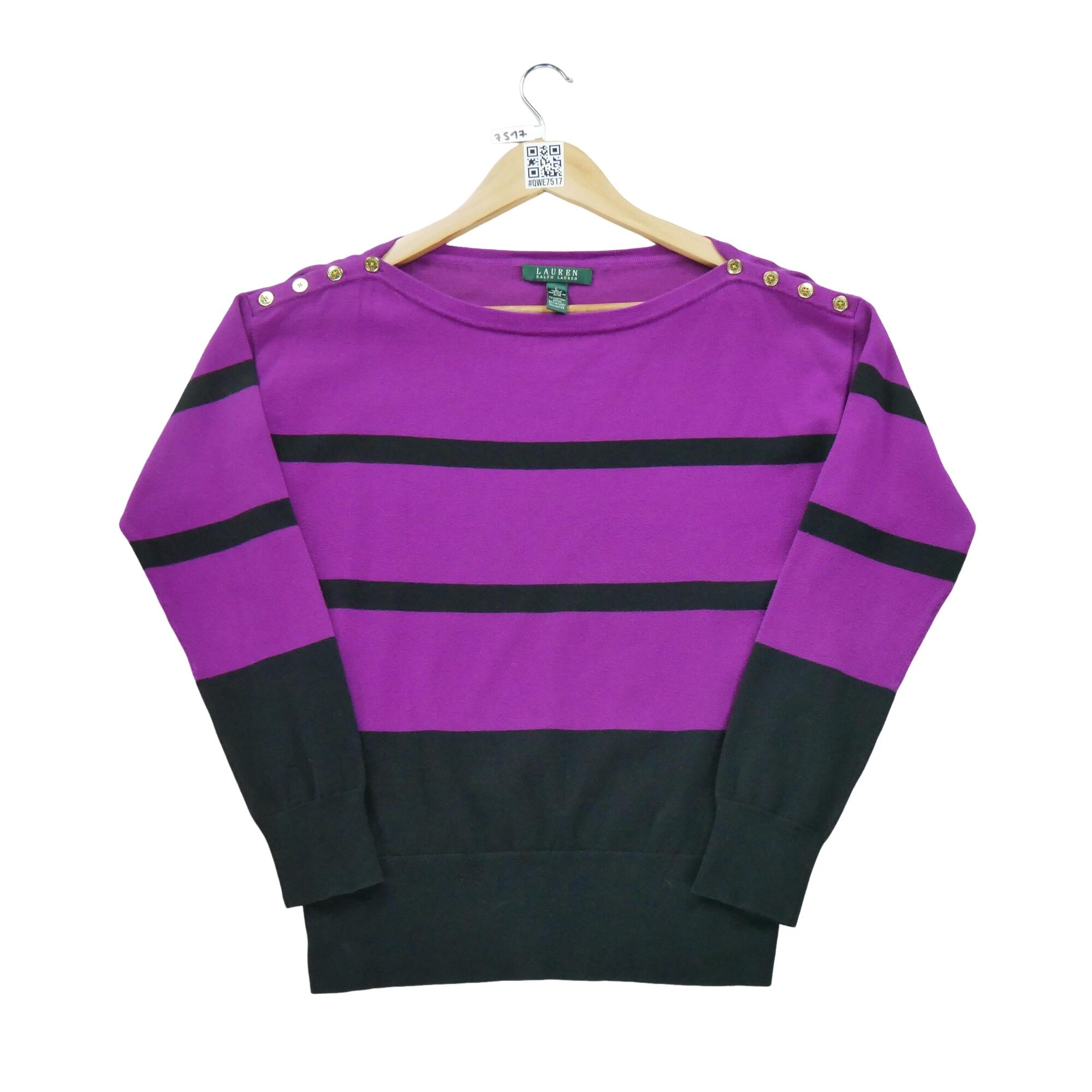 RALPH LAUREN Reconditionné - Pull Femme Violet - Excellent