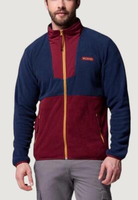Sweater sequoia grove™ full zip fleece heren bordeauxrood