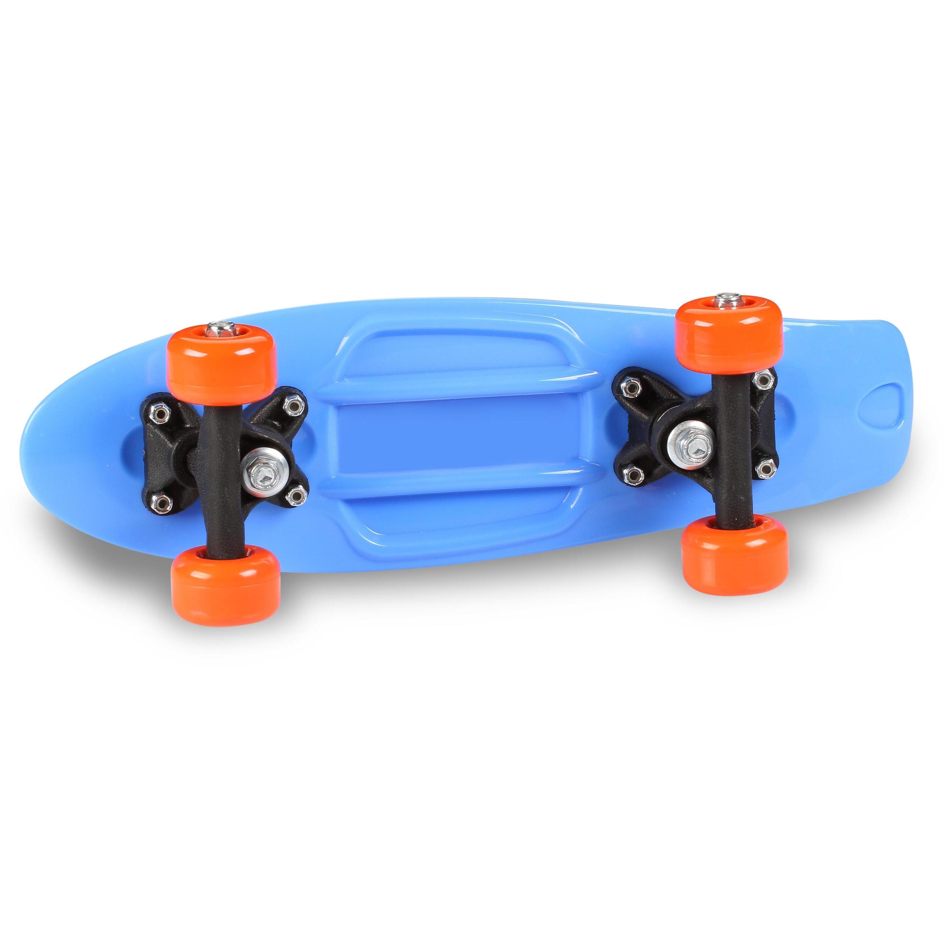 Skateboard de PVC (Cruiser) Infantil INDIGO 43,18 * 12,7 cm Azul 2/4