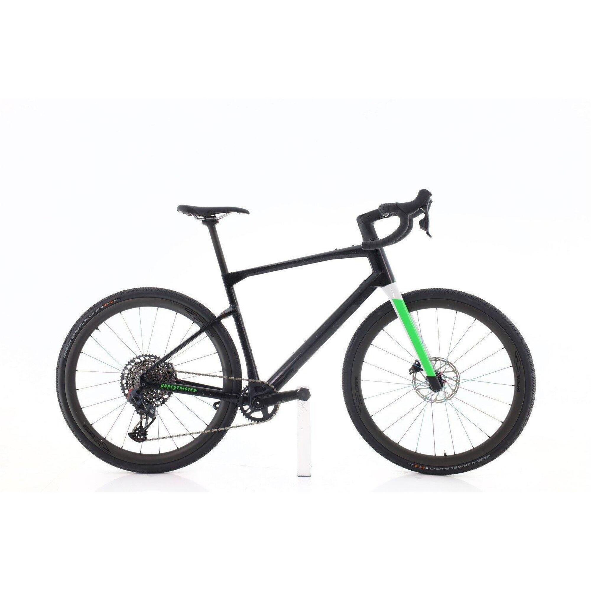 Bmc - Gravel Reconditionné ·  Unrestricted 01 Four Axs 12v · Très Bon État - Vélo Gravel - Noir|vert - 56 - Decathlon
