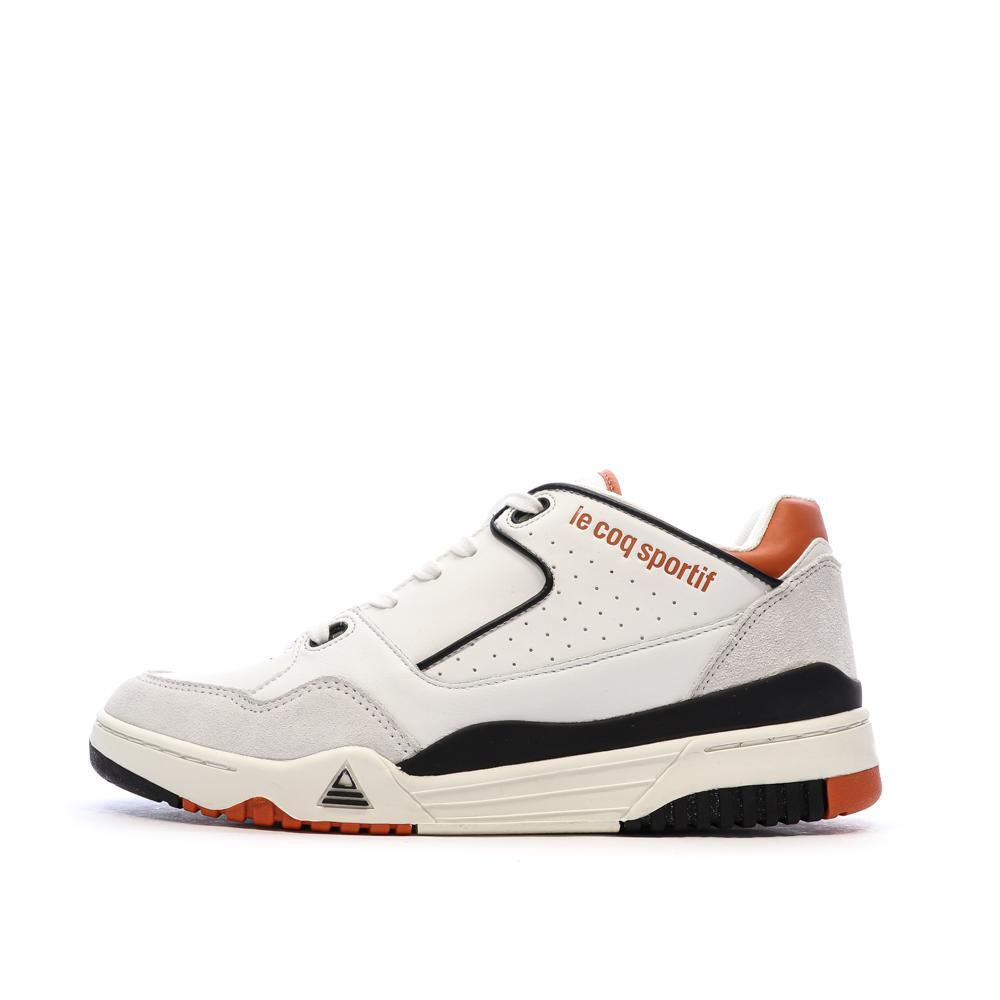 Men's Le Coq Sportif Dynactif T1000 White/Orange Trainers