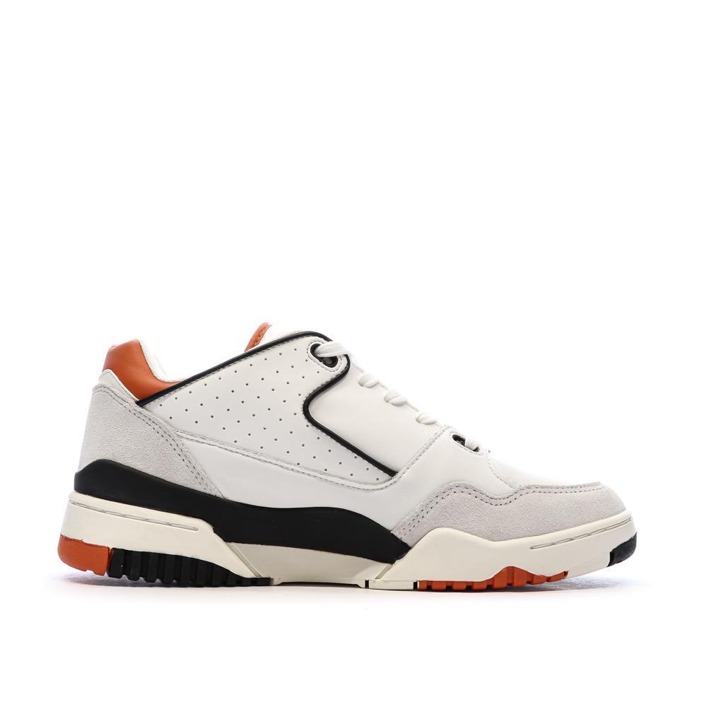 Baskets Blanc/Orange Homme Le Coq Sportif Dynactif T1000 2/7