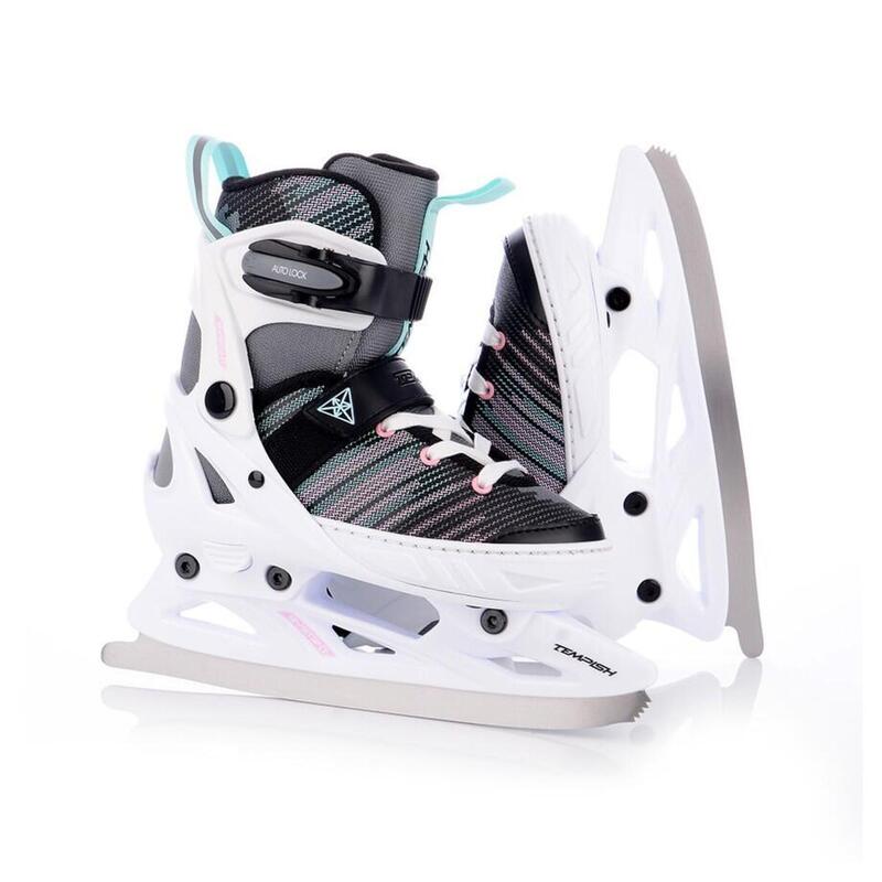 Tempish Systent Ice Adjustable Iceskates Girl White 33-36
