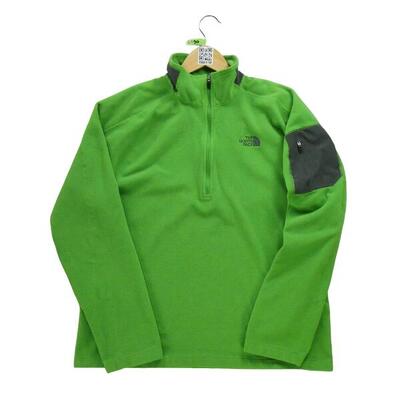 Second life - Herren Grüner TNF Fleece Pullover - In sehr gutem Zustand