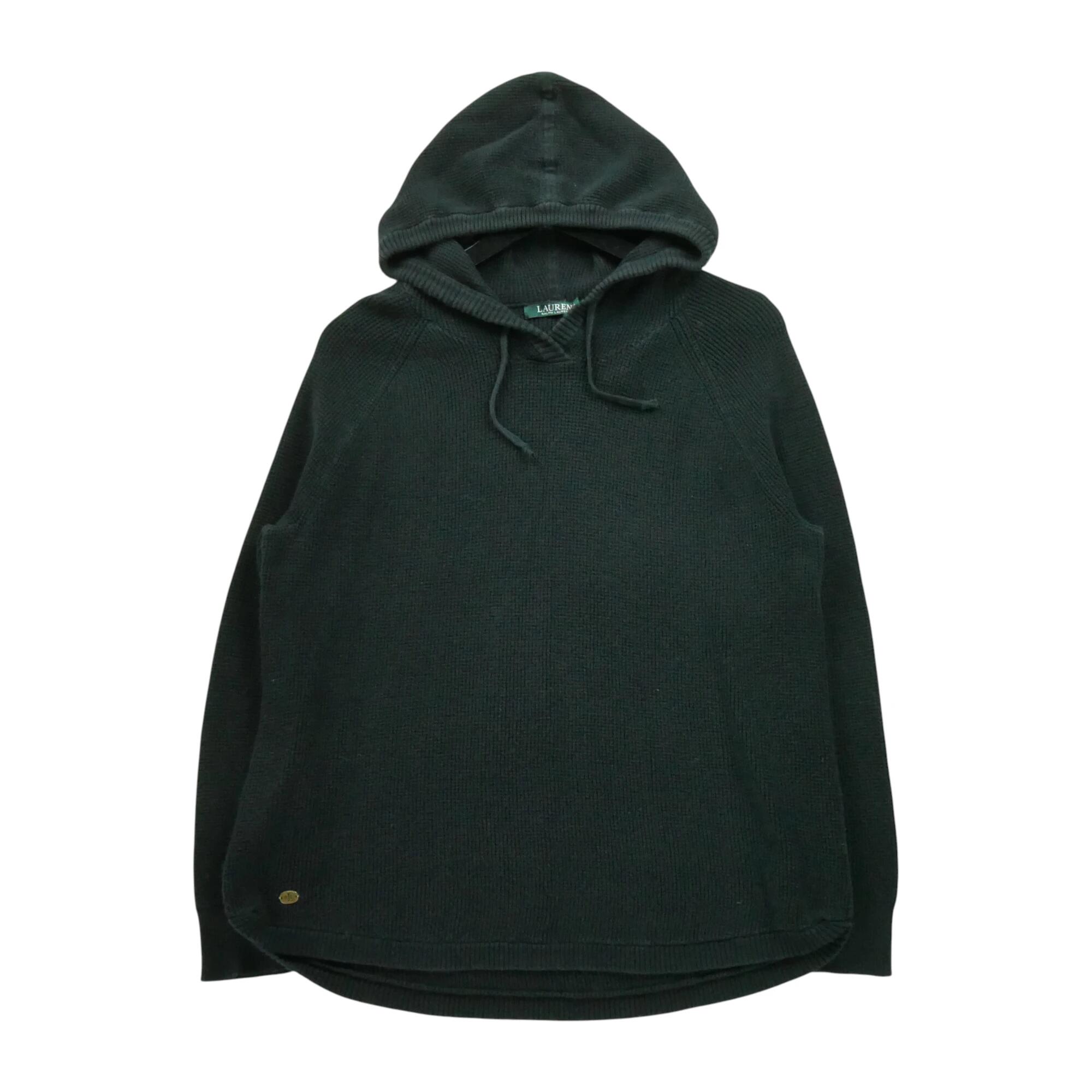 RALPH LAUREN Reconditionné - Sweat à capuche Femme Noir - Très Bon État