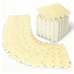 Tapis de protection sol - 18 dalles puzzle et 27 bordures - Tapis fitness & gym