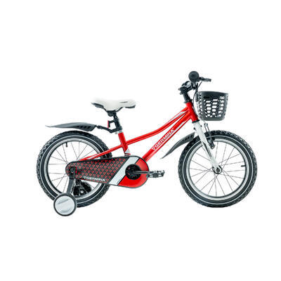 Rower dziecięcy 16 cali GERMINA sport bmx czerwony z błotnikami