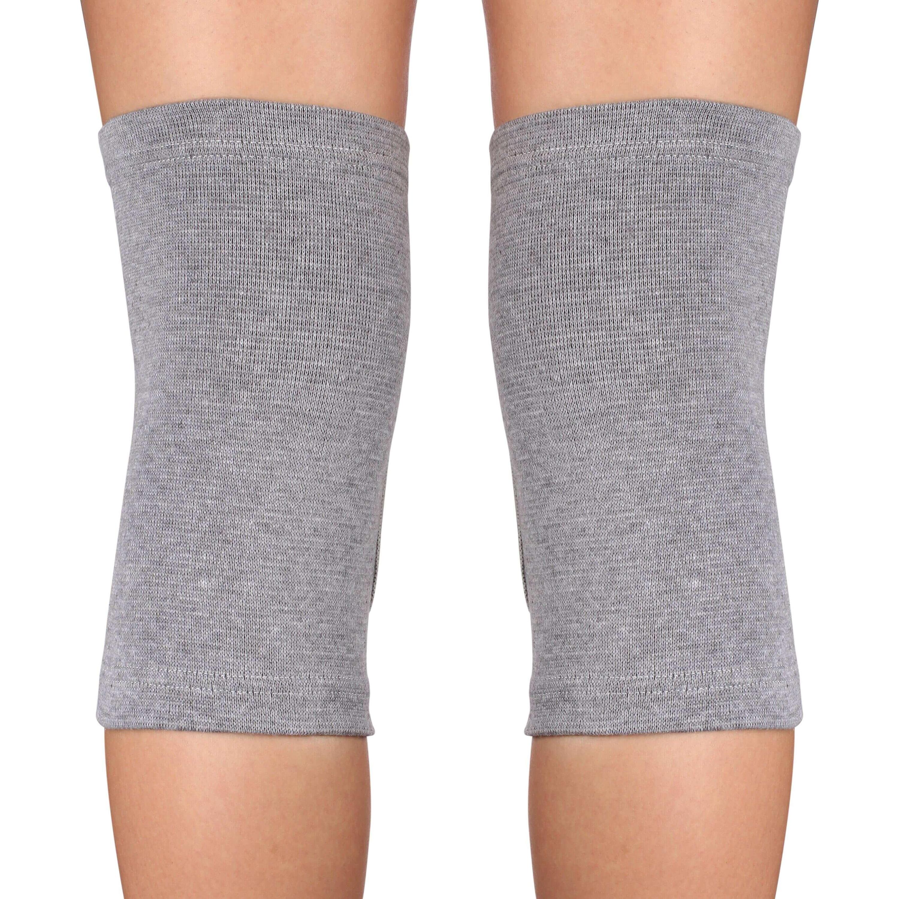 Rodilleras Elásticas para Gimnasia Rítmica INDIGO Talle M Gris 3/4