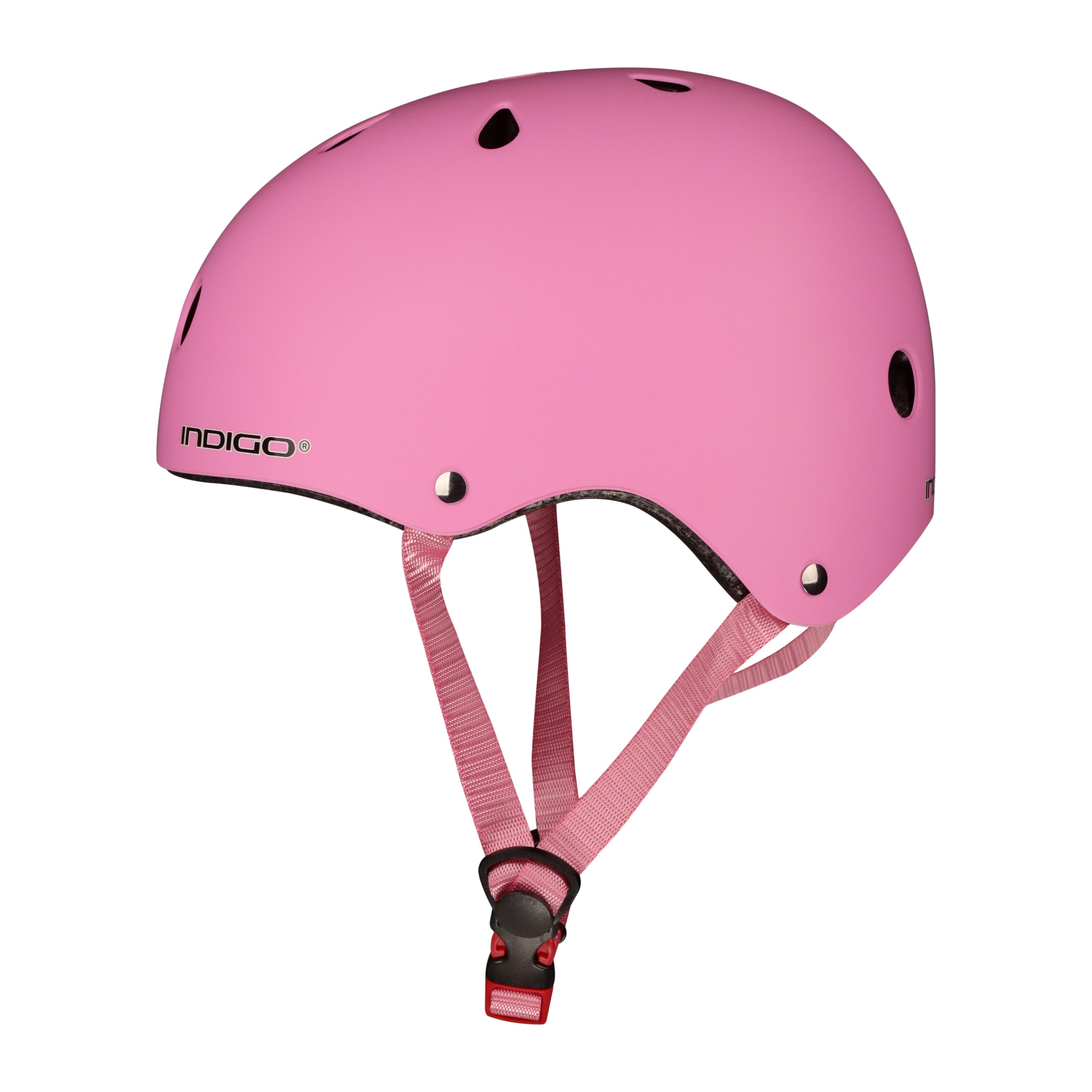 Indigo Sports - Casque Pour Skateboarding Enfant Avec Aérations Indigo 51-55 Cm Rose - Casque - Rose - 51-55 Cm - Decathlon