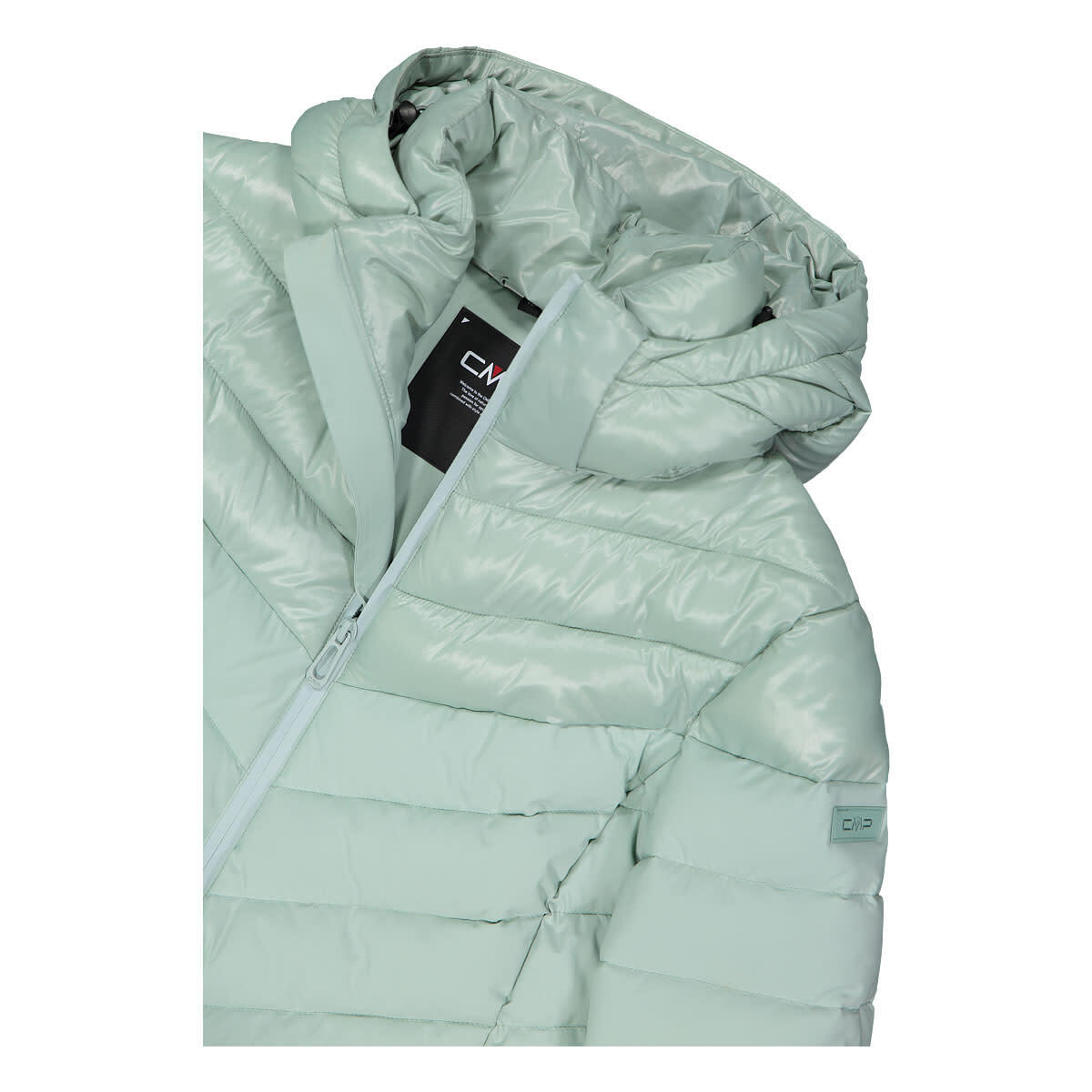 Synthetische Donzen Jassen Dames - CMP Snaps Jacket Hoodie W - Jade 4/5