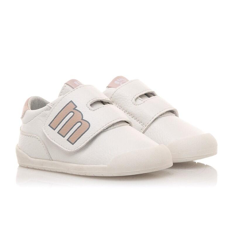 Zapatillas Casual Infantil Mustang 48909 Respetuoso Blanco y Nude Ligero- C55159 2/7