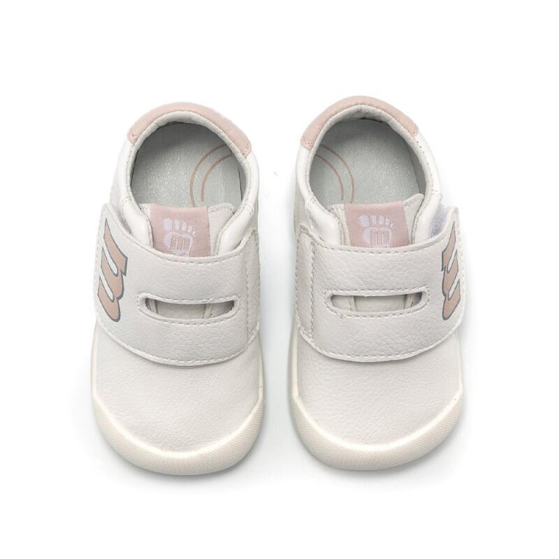 Zapatillas Casual Infantil Mustang 48909 Respetuoso Blanco y Nude Ligero- C55159 3/7