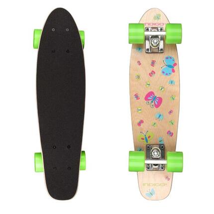Kinderhouten Skateboard BUTTERFLY INDIGO 55,88*15,24 cm