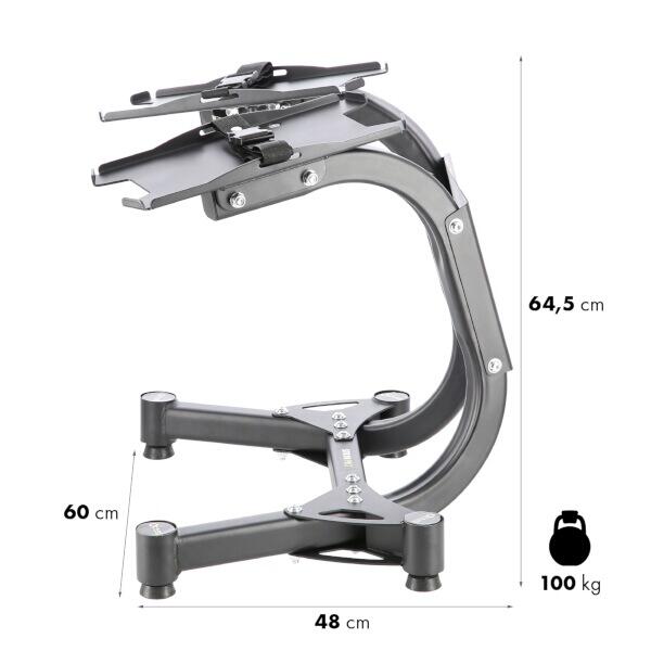 Support pour haltères courts réglables str10 pro HMS PREMIUM 7/7