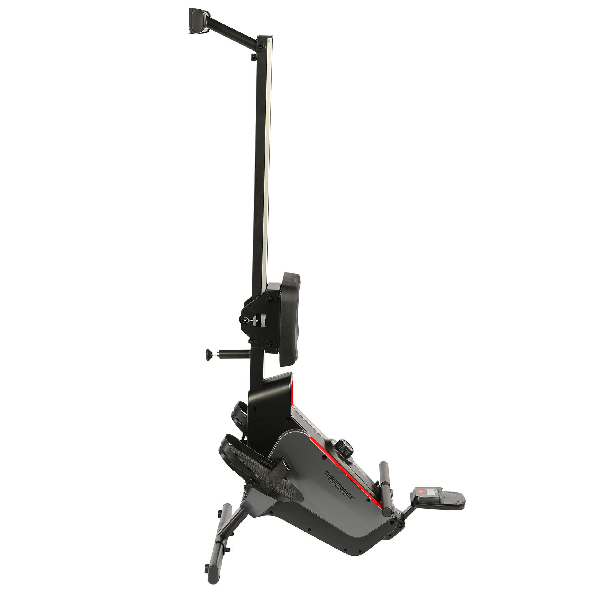 Rudergerät platzsparend - Bluetooth - leise - Alu Laufschiene - RW 1000 schwarz 5/7