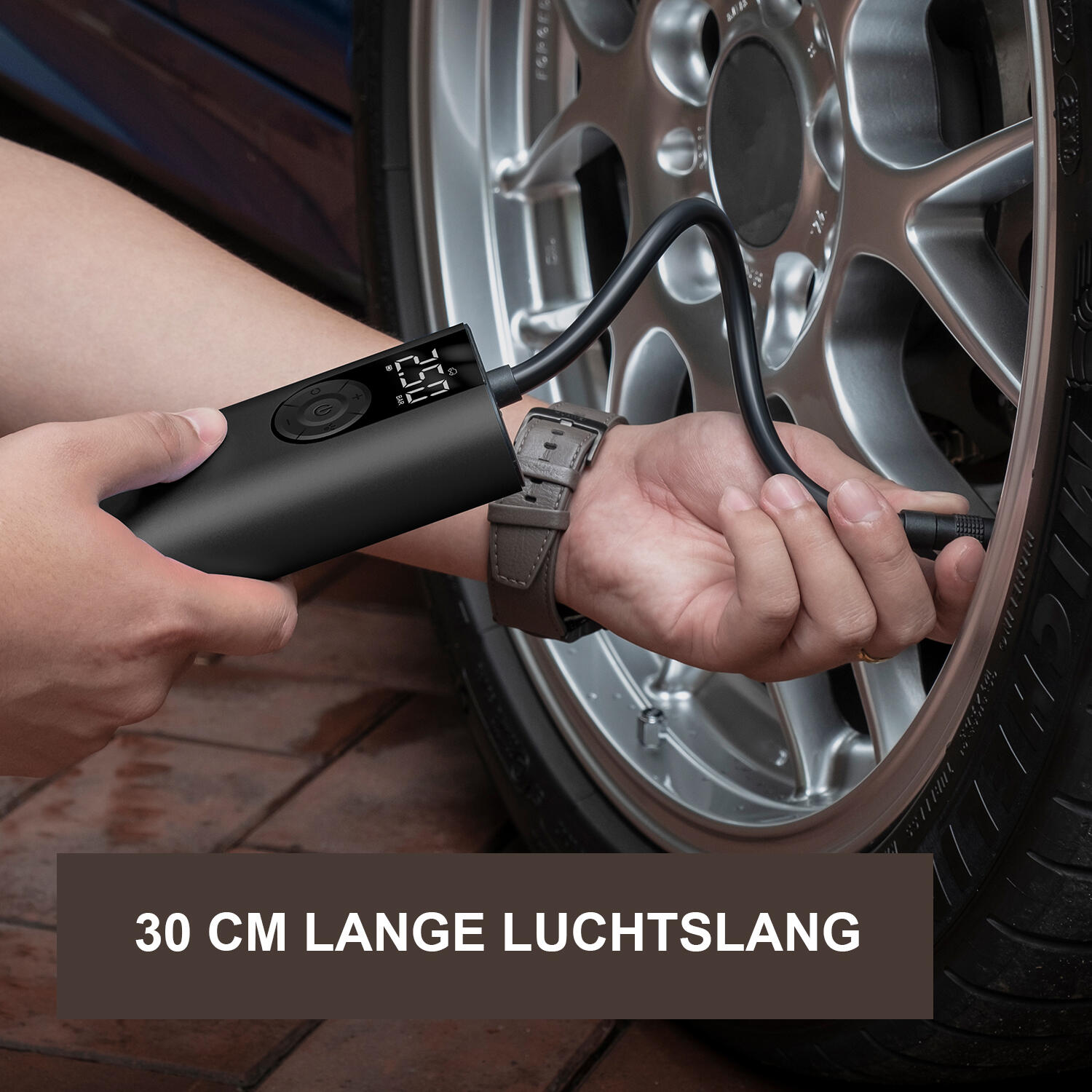 Cycplus A8 accupomp 5200 mAh oplaadbare luchtcompressor elektrische auto 5/5