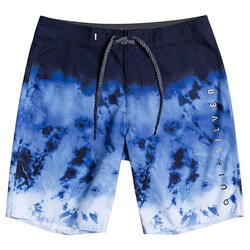 Short de bain bleu tie dye pour enfants Quiksilver