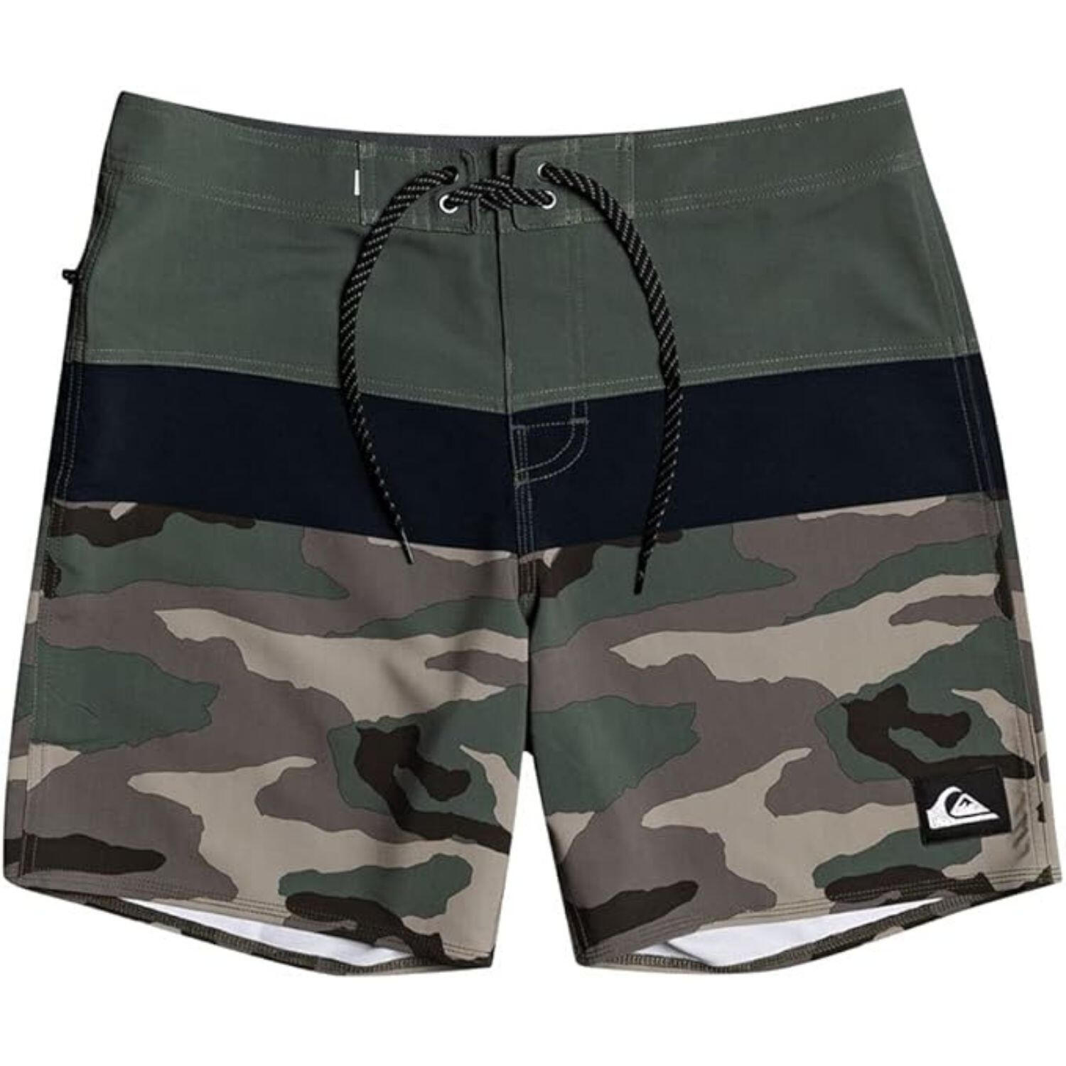 Quiksilver - Short De Bain Pour Enfants Quiksilver Surfsilk Panel - Maillot De Bain Shorty - Vert - 12 À 14 Ans - Decathlon