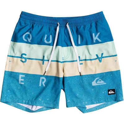 Quiksilver word block volley zwemshort voor kinderen
