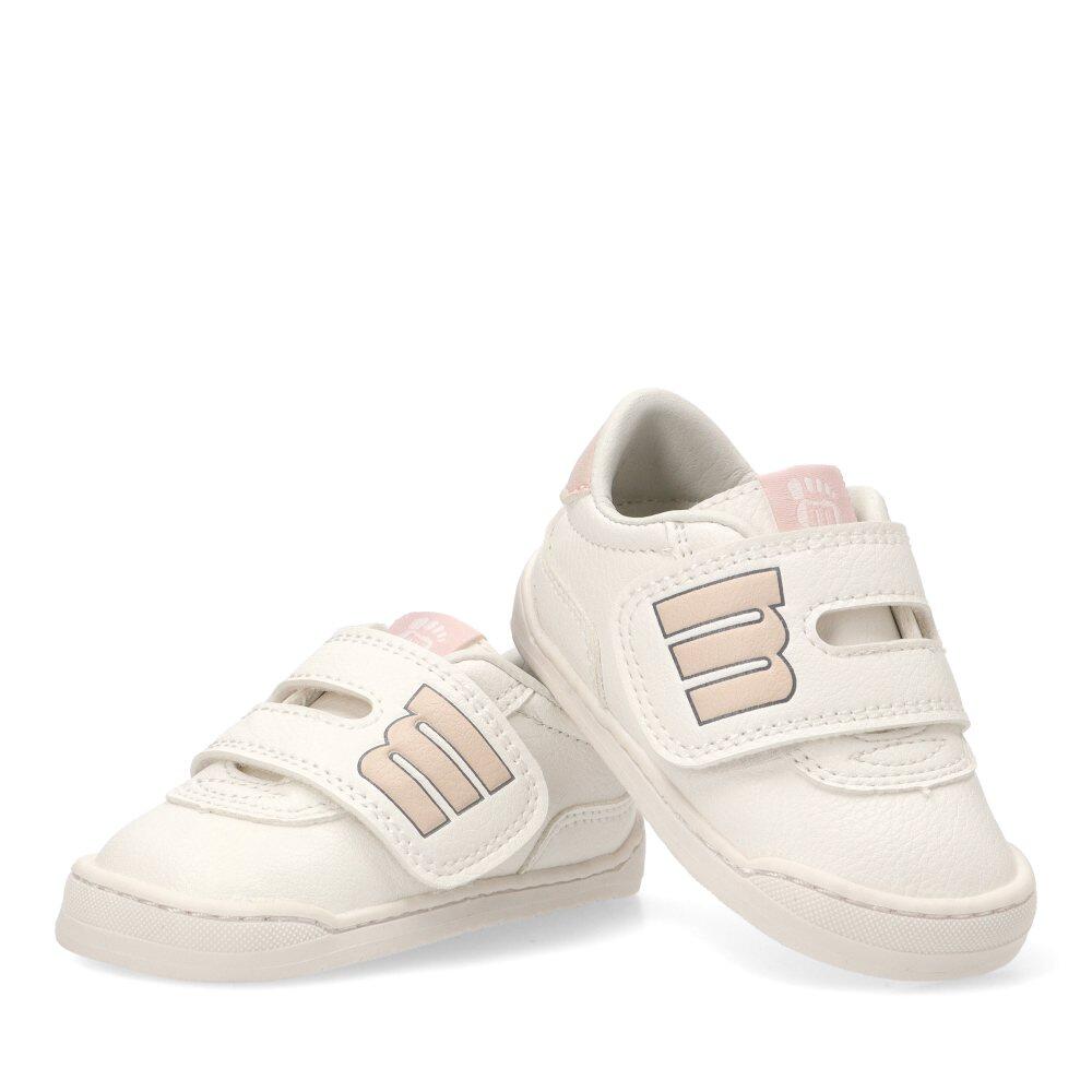 Zapatillas Casual Infantil Mustang 48909 Respetuoso Blanco y Nude Ligero- C55159 5/7